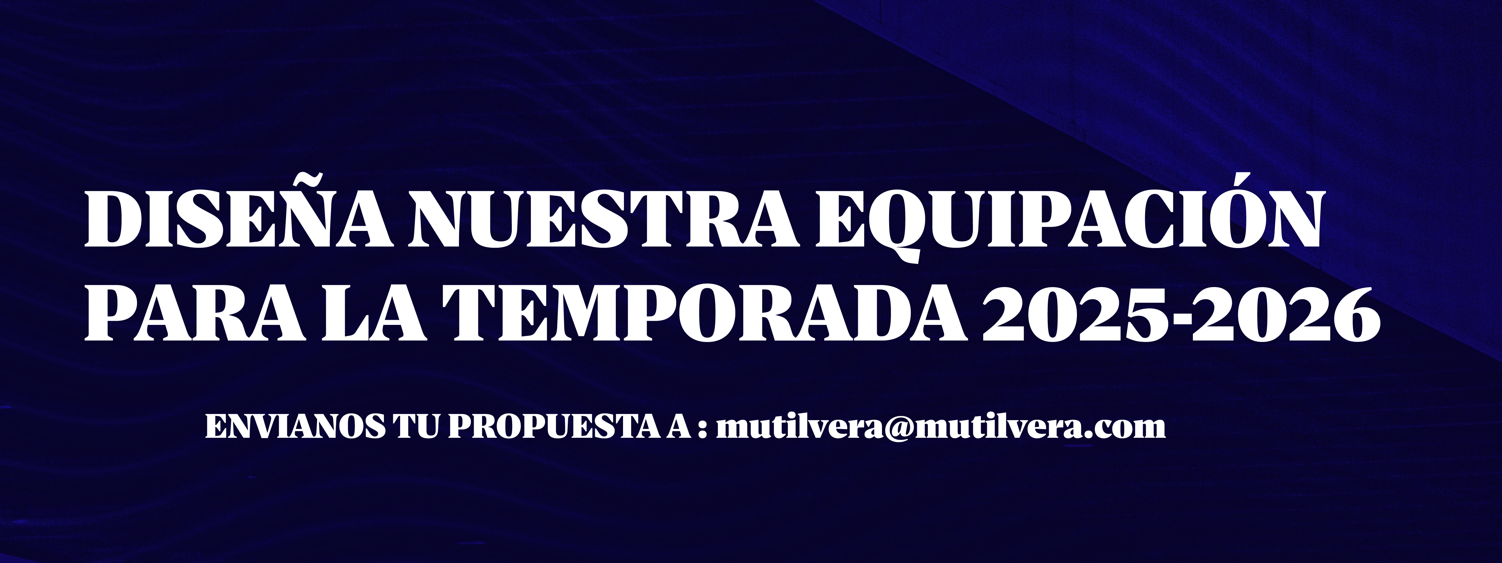 PROPUESTA DE CAMISETAS PARA LA TEMPORADA 2025-2026